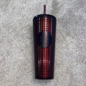 Burgundy Disco Starbucks Cup